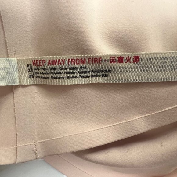 Free People intimately deep plunge bralette nude color size XS - Picture 7 of 9